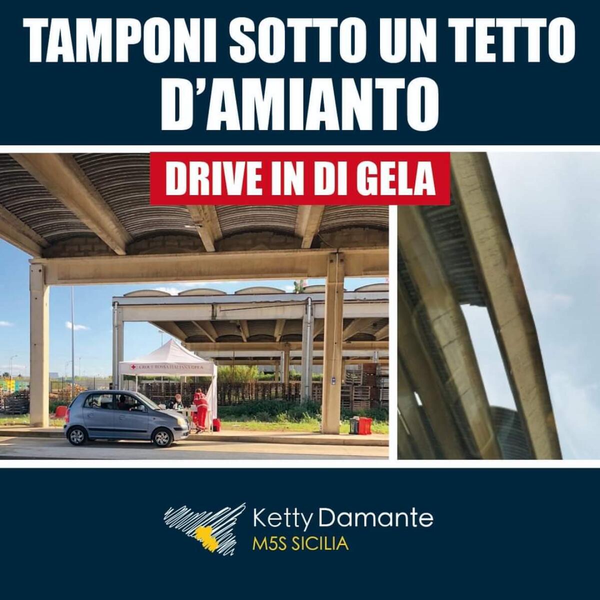 L'on.Damante lancia il dubbio sul drive in con il tetto in amianto. - 