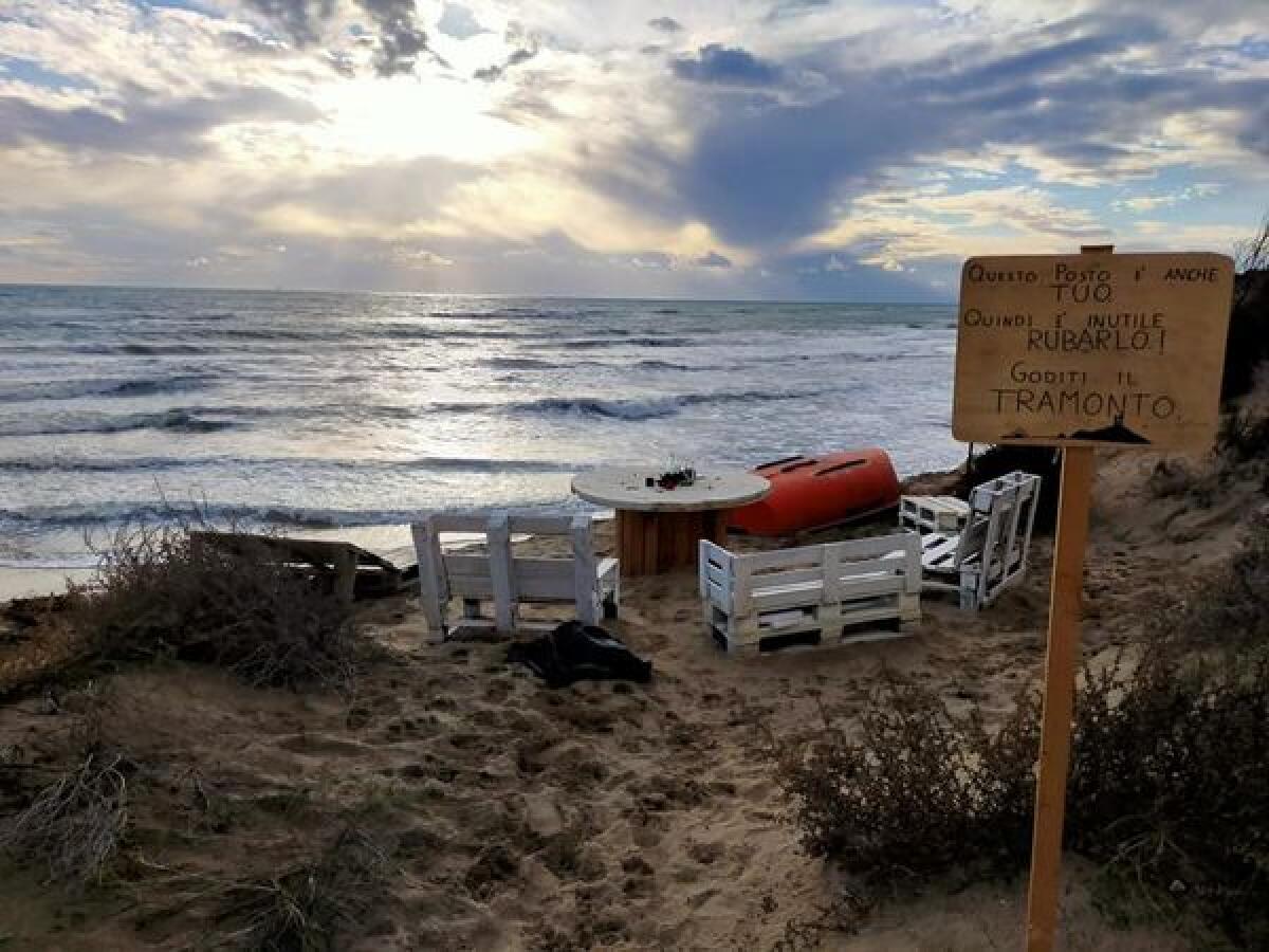 Manfria ed il paradiso al tramonto -