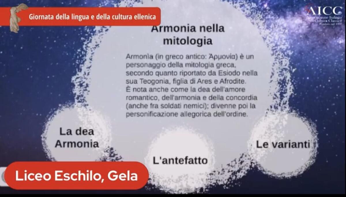 Giornata della lingua e cultura ellenica. Il Liceo “Eschilo” racconta l’“Armonia” -