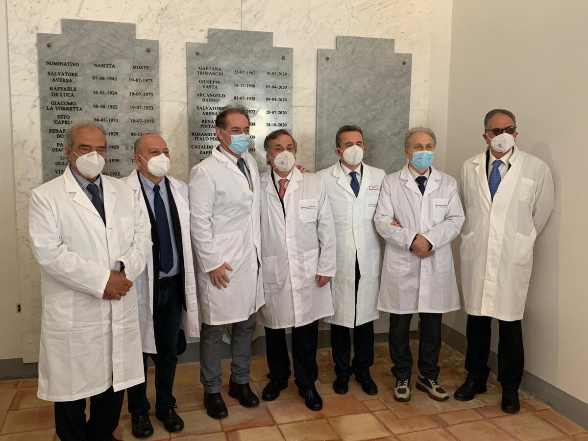 Sacrario dei camici bianchi, l’OMCeO di Caltanissetta ricorda i medici Michele Abbate e Calogero Giabbarrasi -