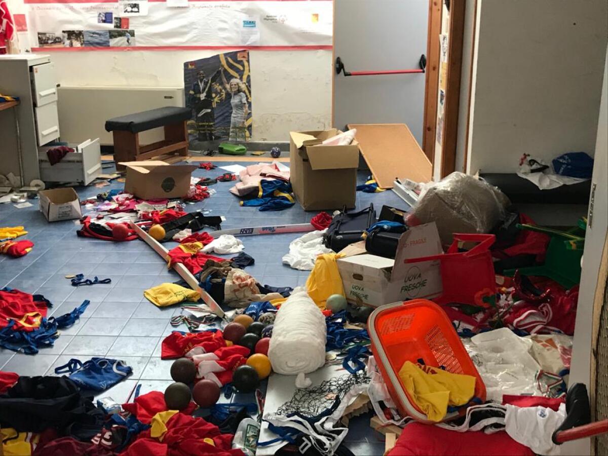 Raid al PalaCossiga, Saluci: «Le istituzioni ci tutelino, così non ha senso continuare» - 