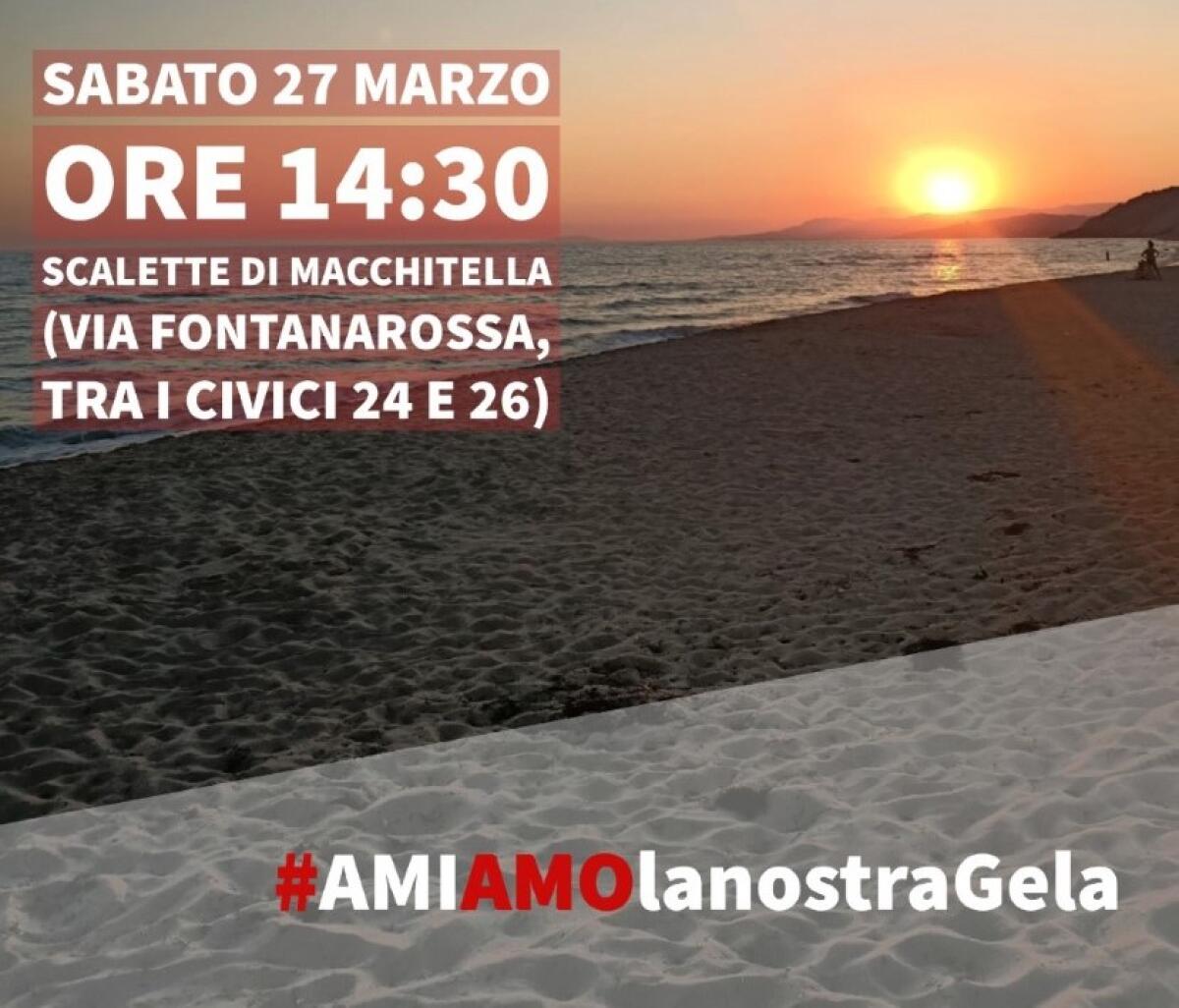 #AmiAmolanostraGela, sabato prossimo pulizia straordinaria della spiaggia di Macchitella - 