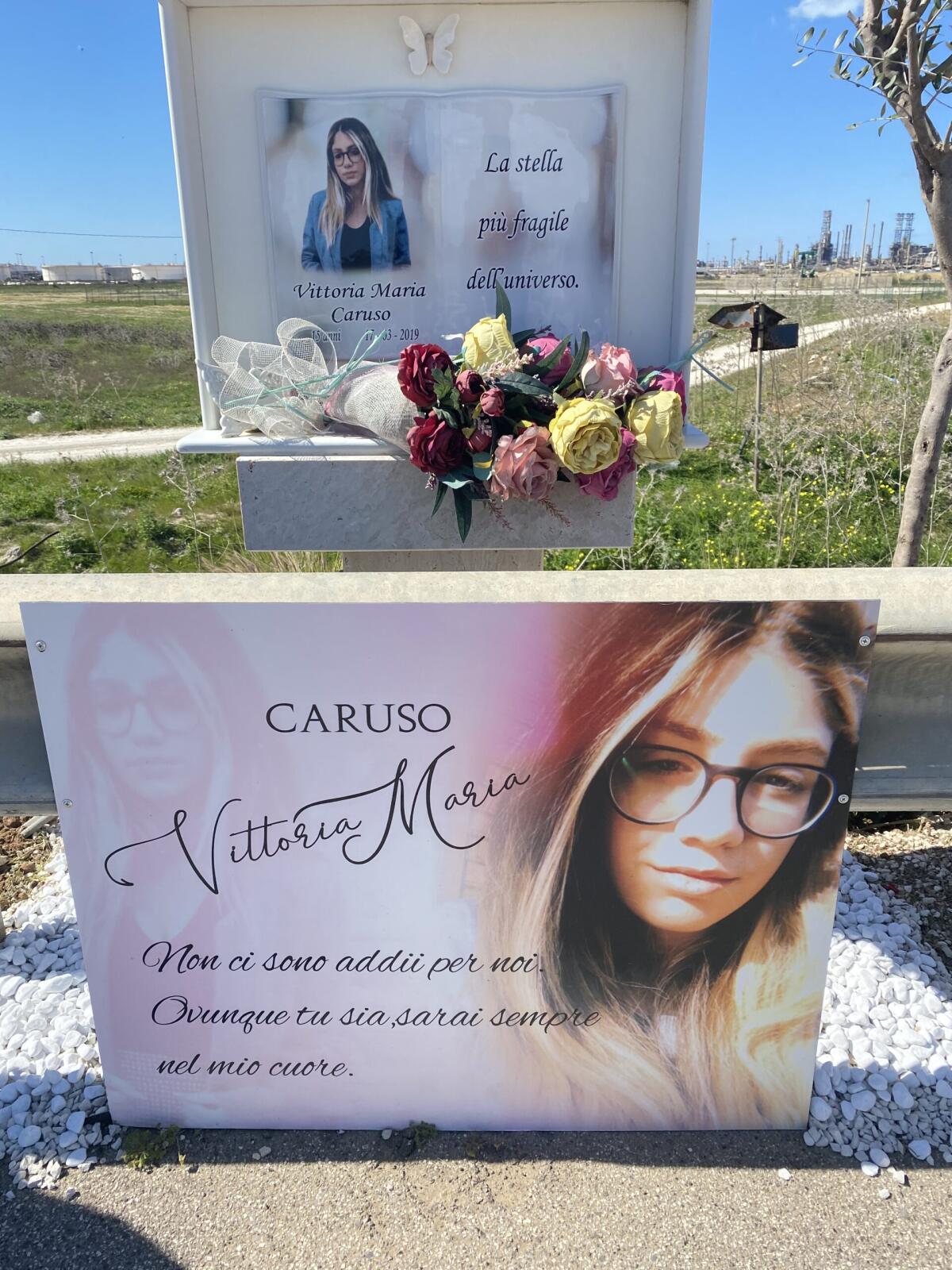 Gela, cerimonia in ricordo della giovane Vittoria Caruso - 