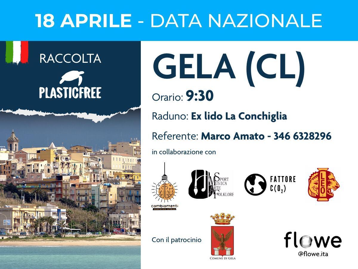 Raccolta di plastiche al Lungomare di Gela - 