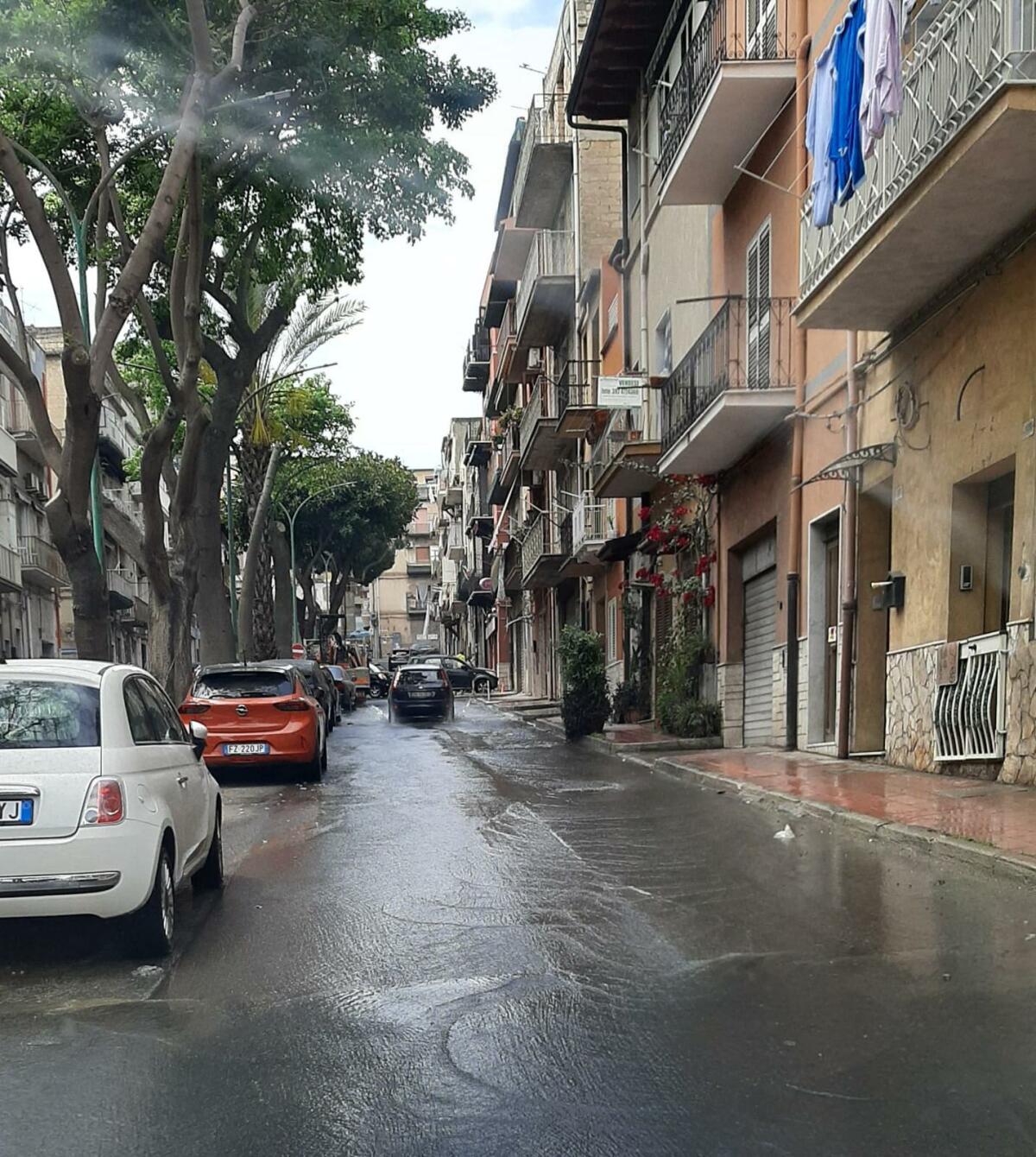 Via Tevere allagata - 