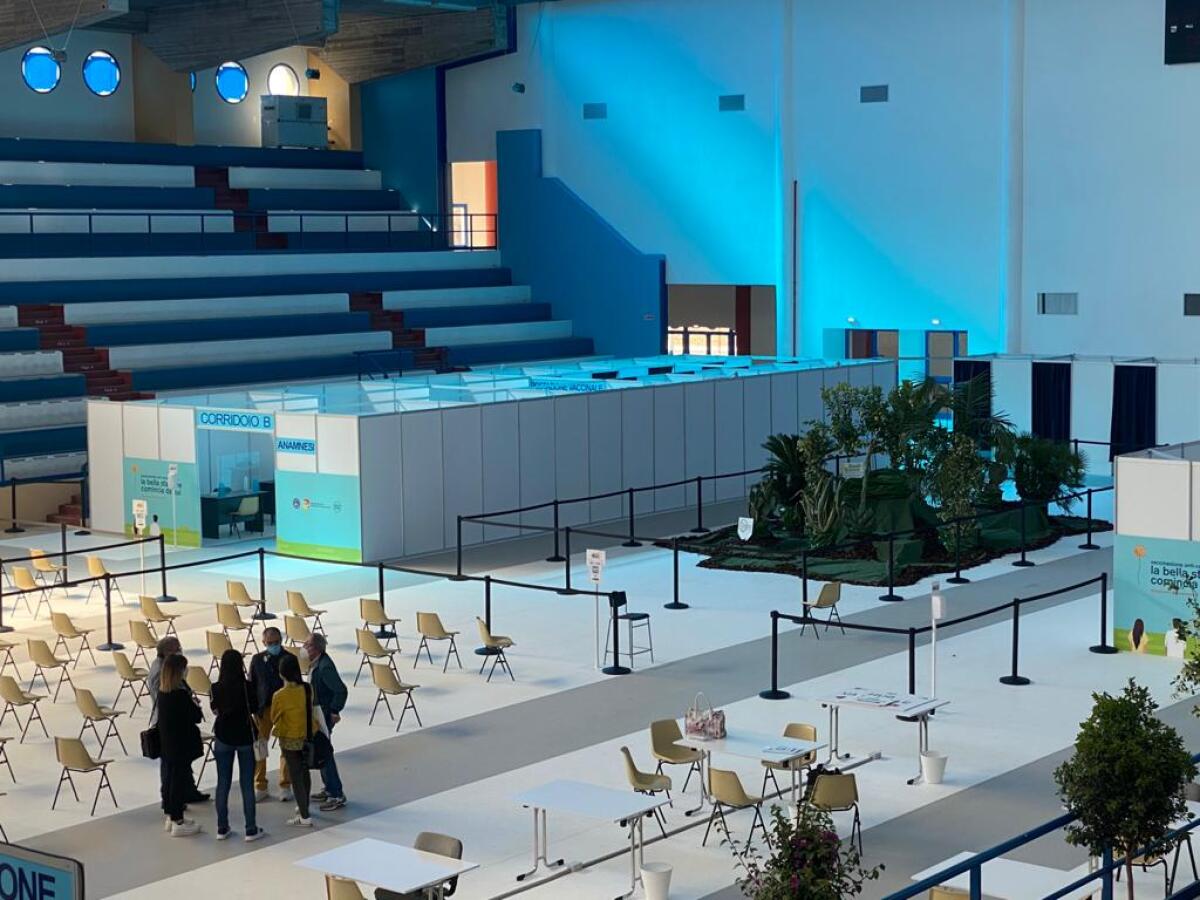 Ecco l'Hub vaccinale di Gela - 