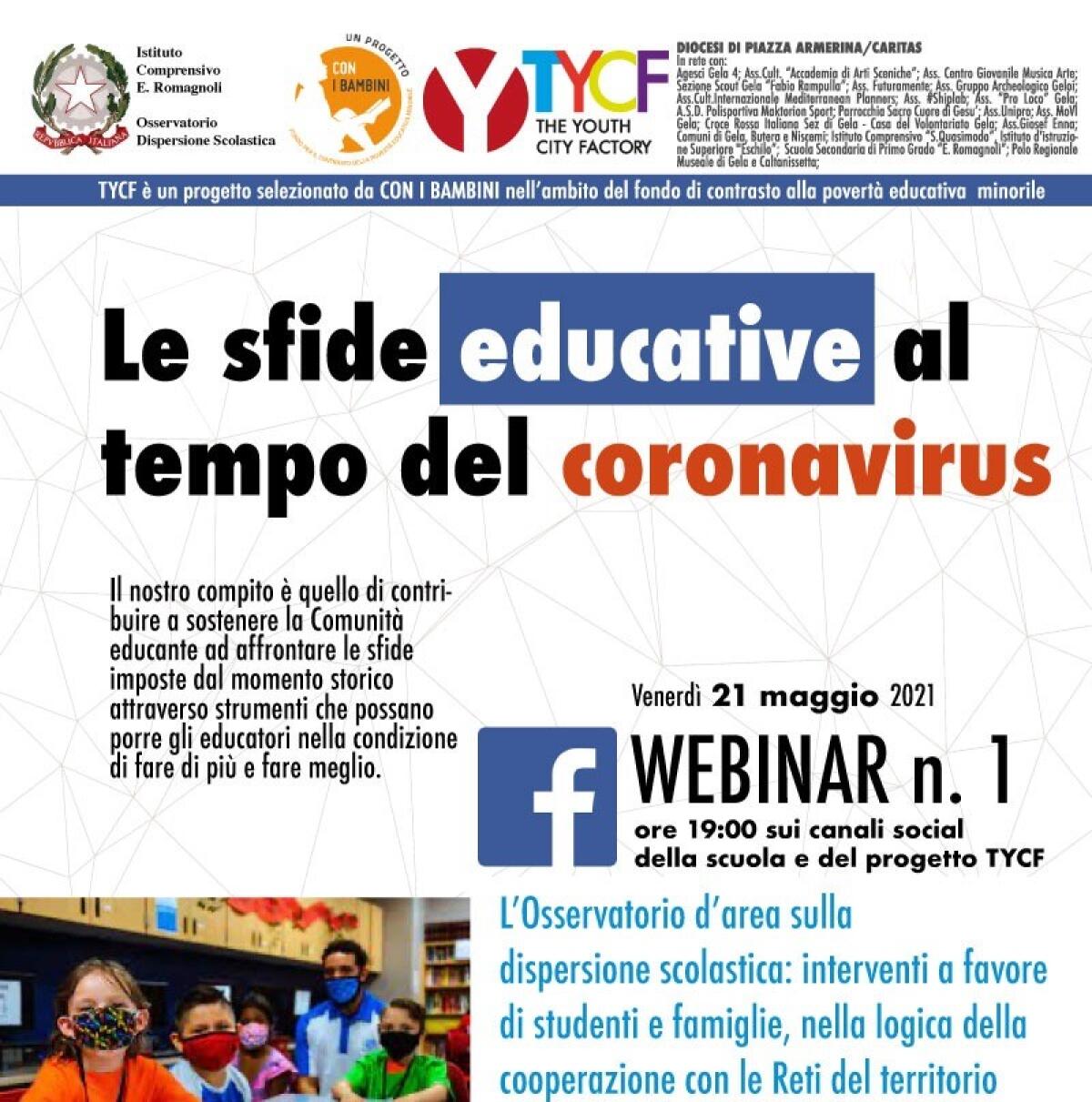 “Intervenire a favore di studenti e famiglie”, un webinar sulle nuove sfide educative post pandemia -
