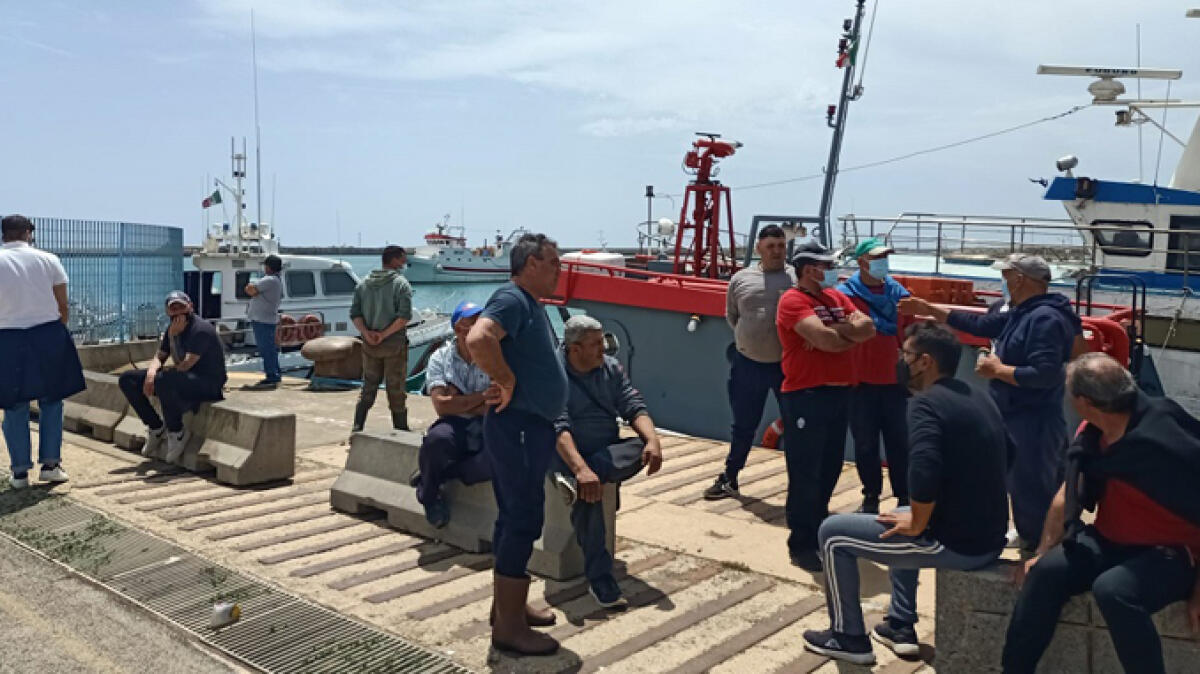 Protestano i pescatori di Licata - 