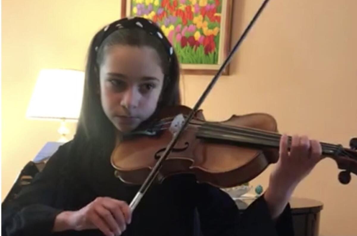 Il talento musicale di Gaia Bessio, riconoscimenti nazionali per la piccola violinista gelese -