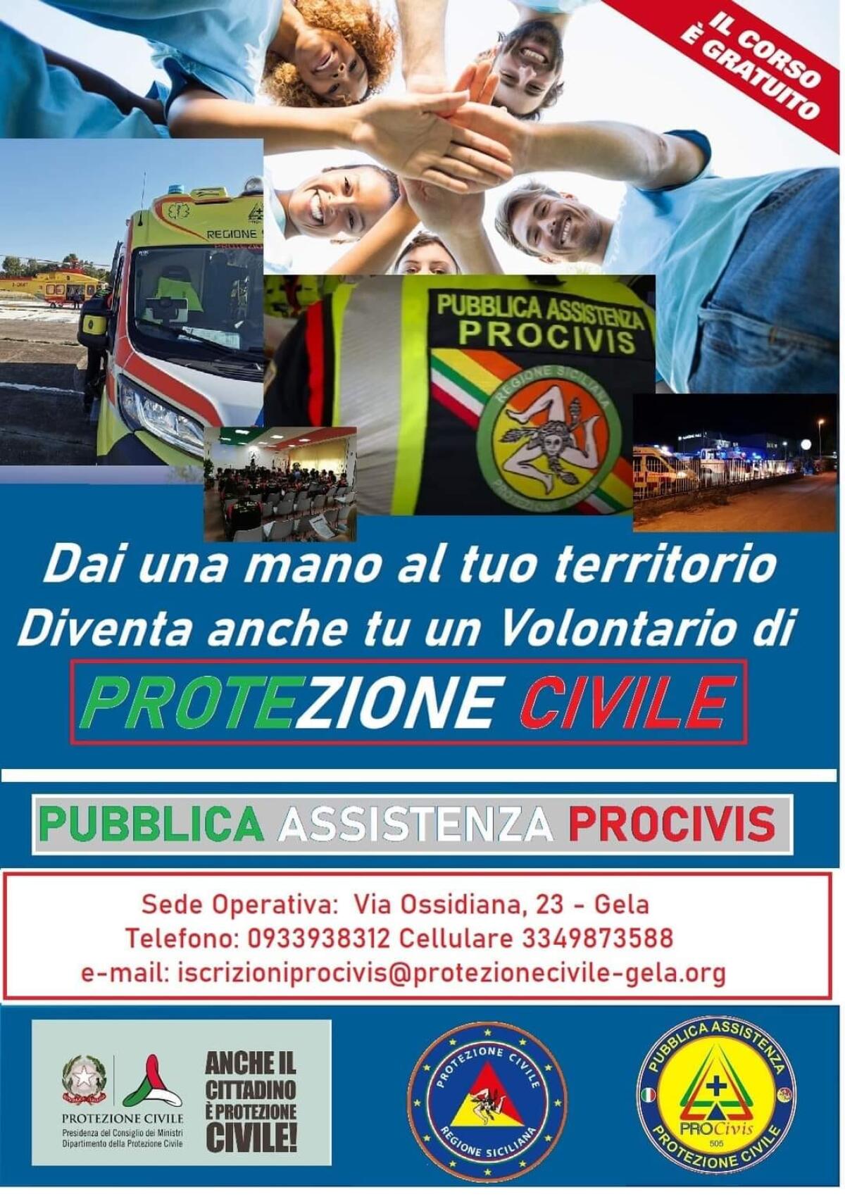 La Pubblica Assistenza Procivis –organizza i campi estivi del volontariato 2021 - 