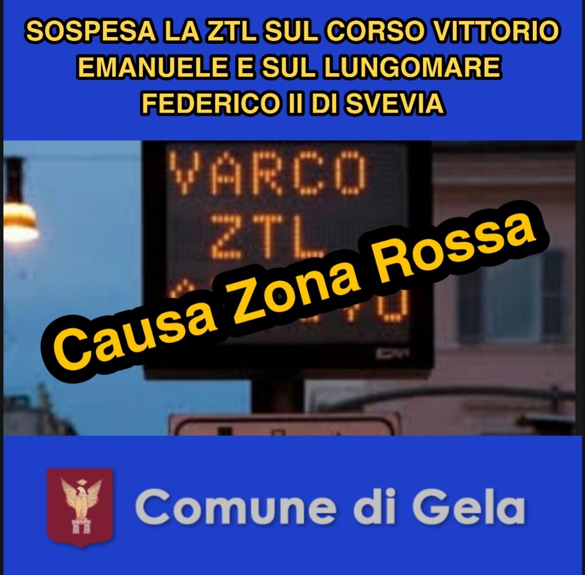 Ztl sospesa per la zona rossa - 