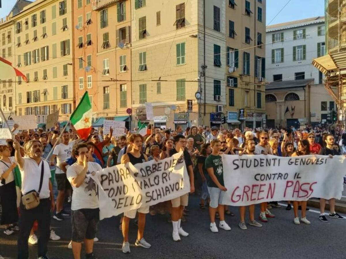 I 'No green pass' manifestano venerdì a Gela - 