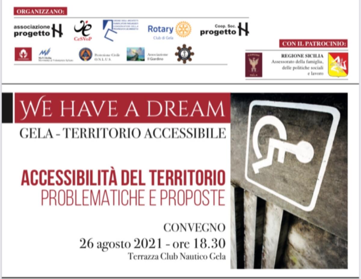 "We have a dream", una città accogliente e inclusiva. Giovedì un convegno al Club Nautico - 