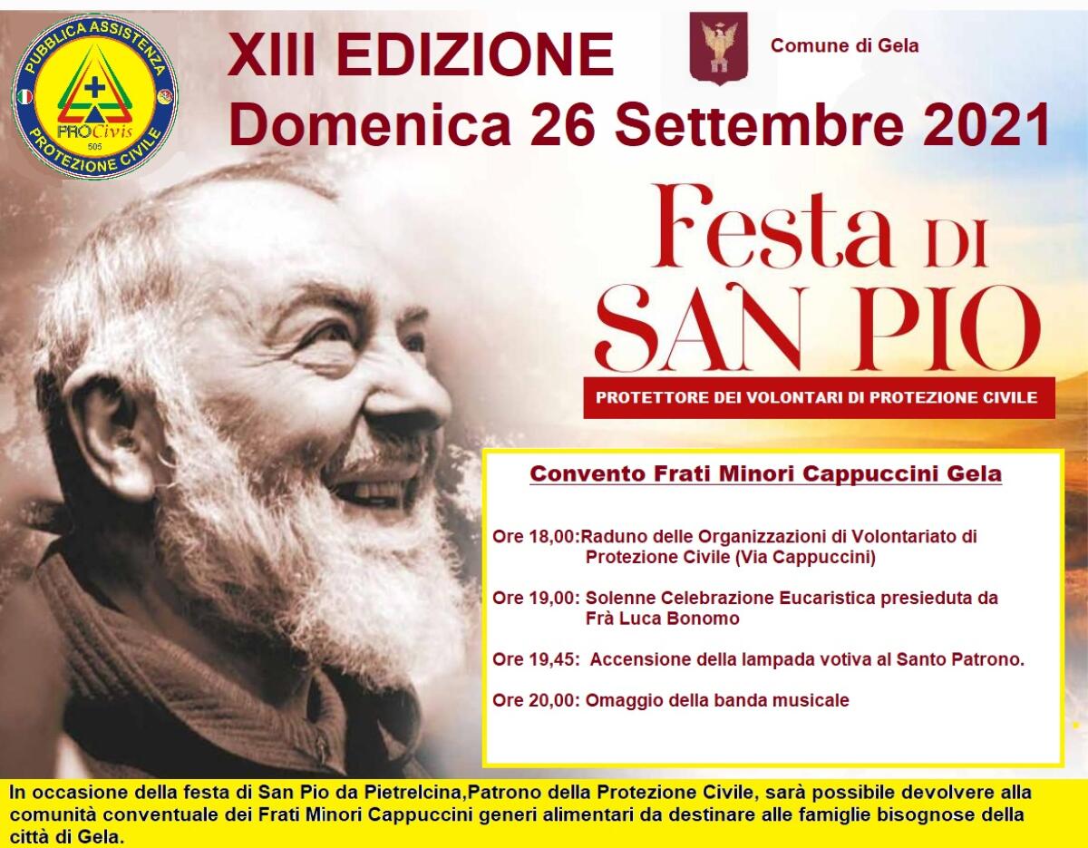 XIII edizione della Festa di San Pio - 