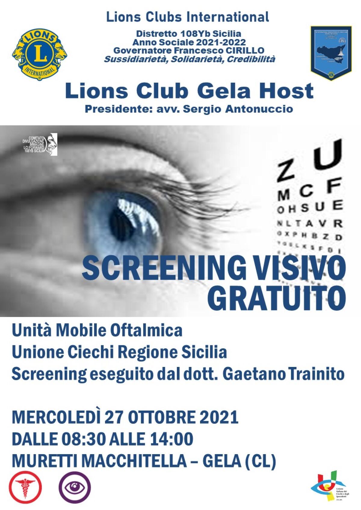 Screening della Lions Host - 