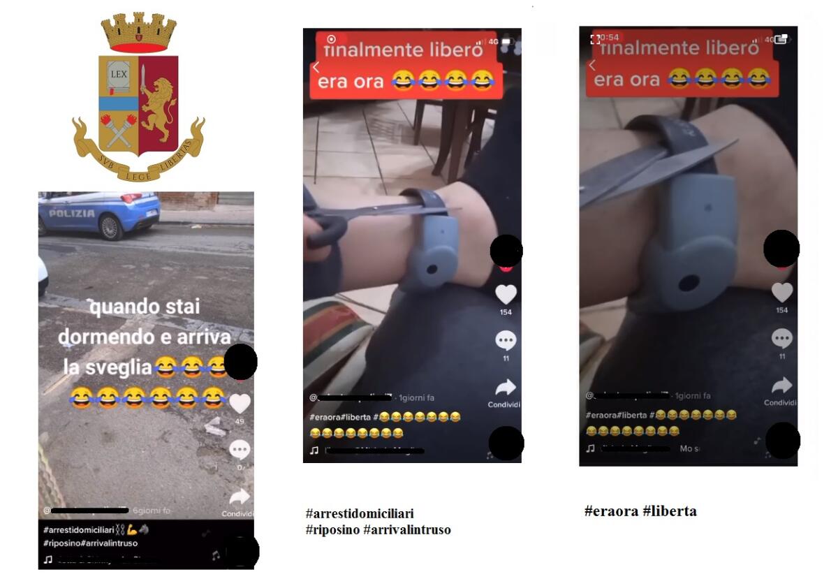 Agli arresti domiciliari usava Tik Tok: trasferito in carcere - 