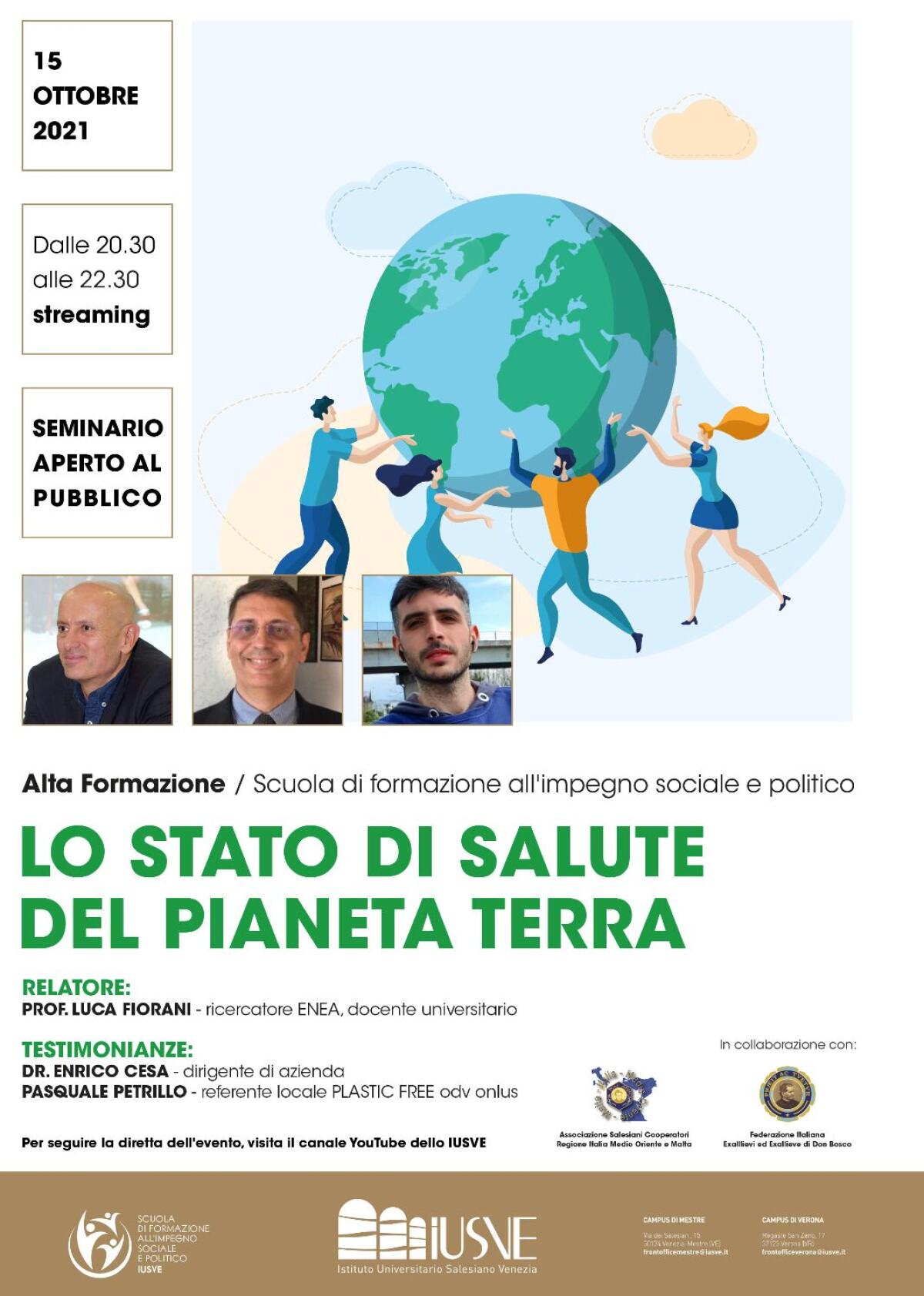 Forum sullo "stato di salute del pianeta terra" - 