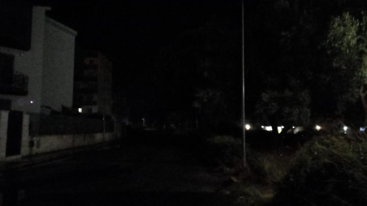 Niente luce in via Sabbioncello - 