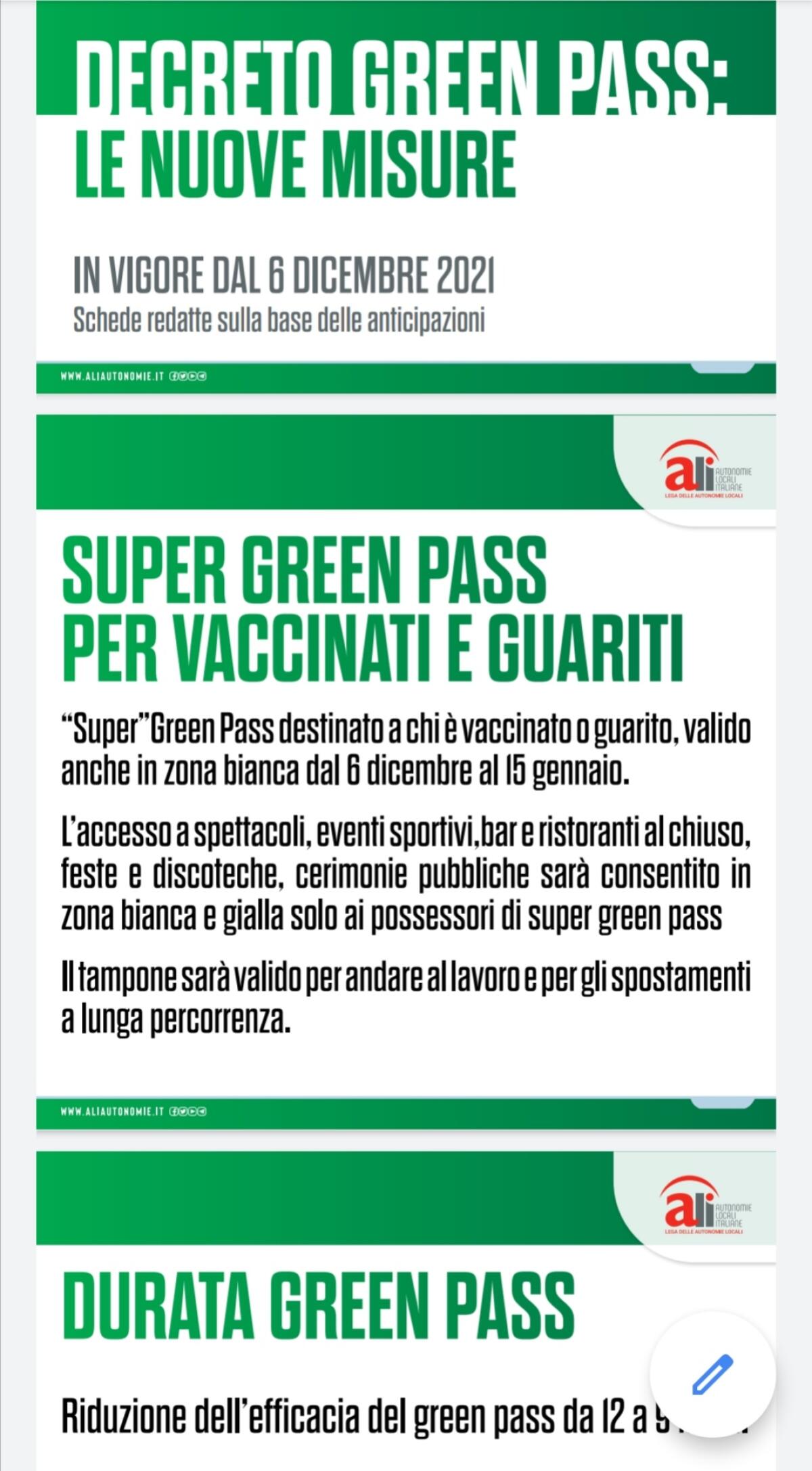 Green pass rafforzato: ecco le regole - 