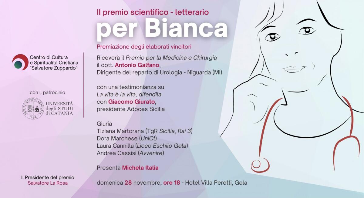 II° edizione del premio scientifico - letterario 'per Bianca' - 