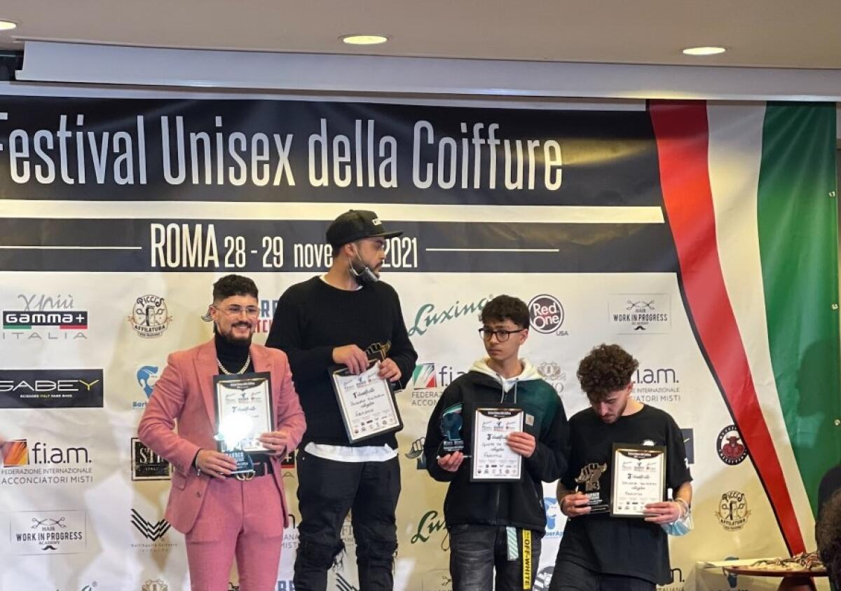 Coiffure, festival internazionale: il gelese Fidone al secondo posto - 