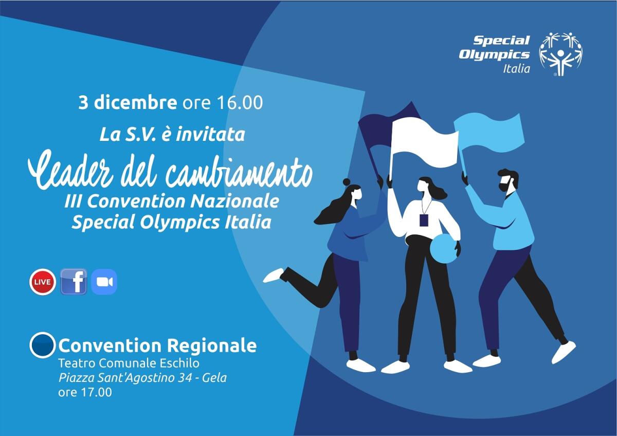 Giornata Internazionale della disabilità. Convention Nazionale e Regionale "Leader del cambiamento" - 