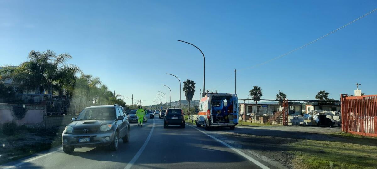 Incidente stradale sulla SS 115 - 