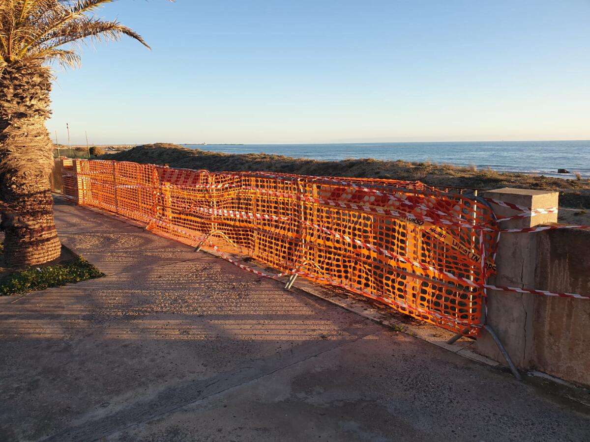 Disposto intervento su ringhiera pericolante al Lungomare - 