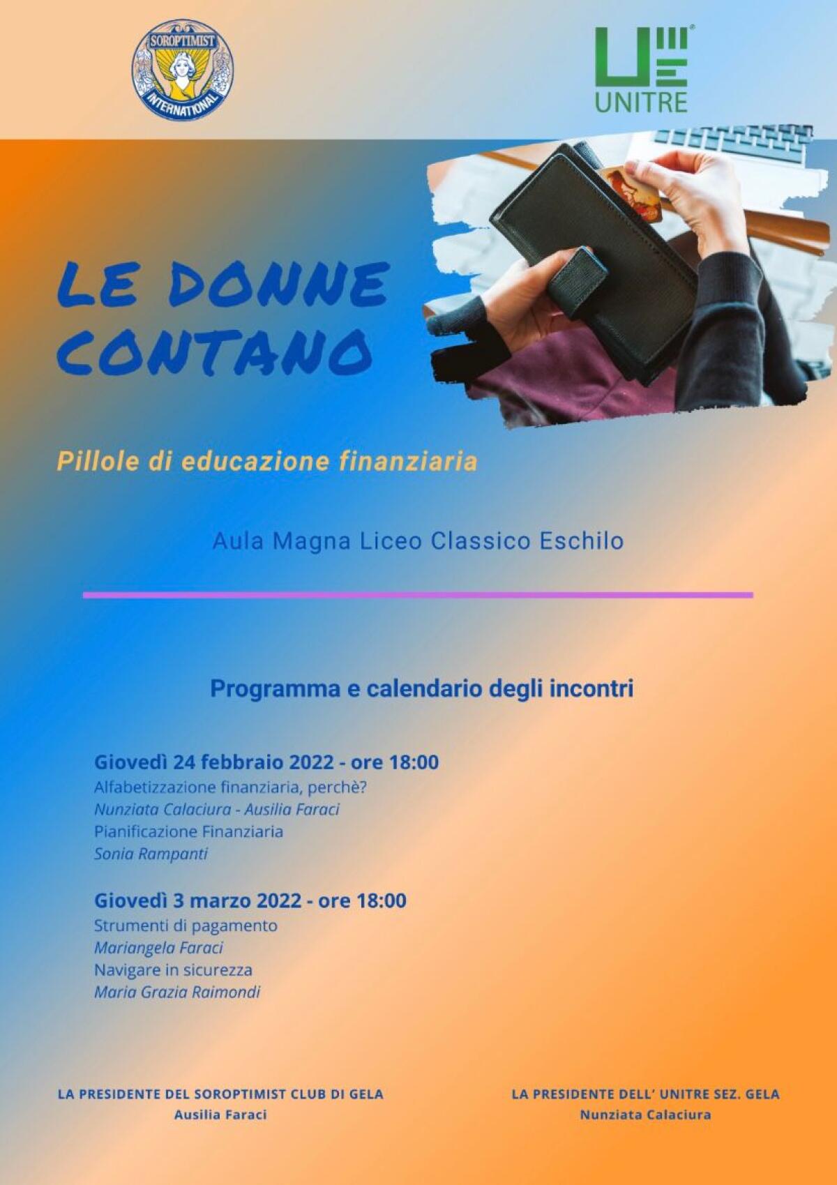 Soroptimist: le donne contano - 