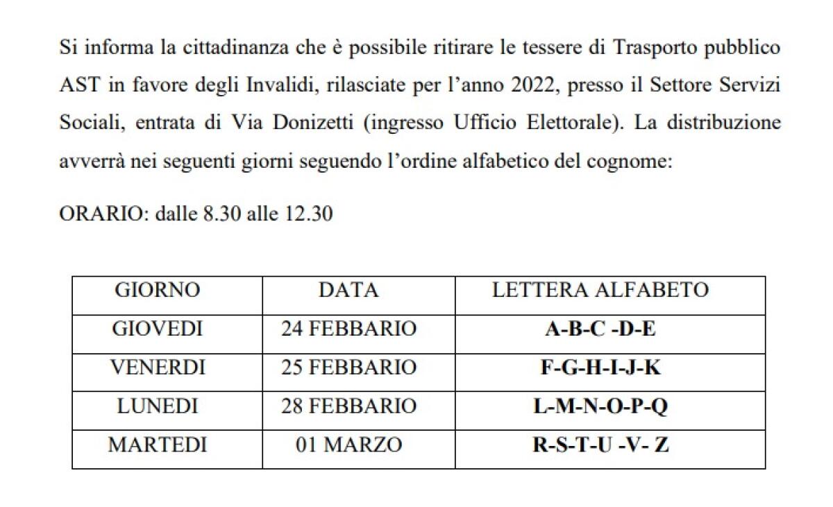 Pronti i tesserini per gli invalidi - 