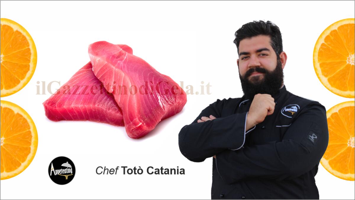 Tartare di tonno e maionese all'arancia -
