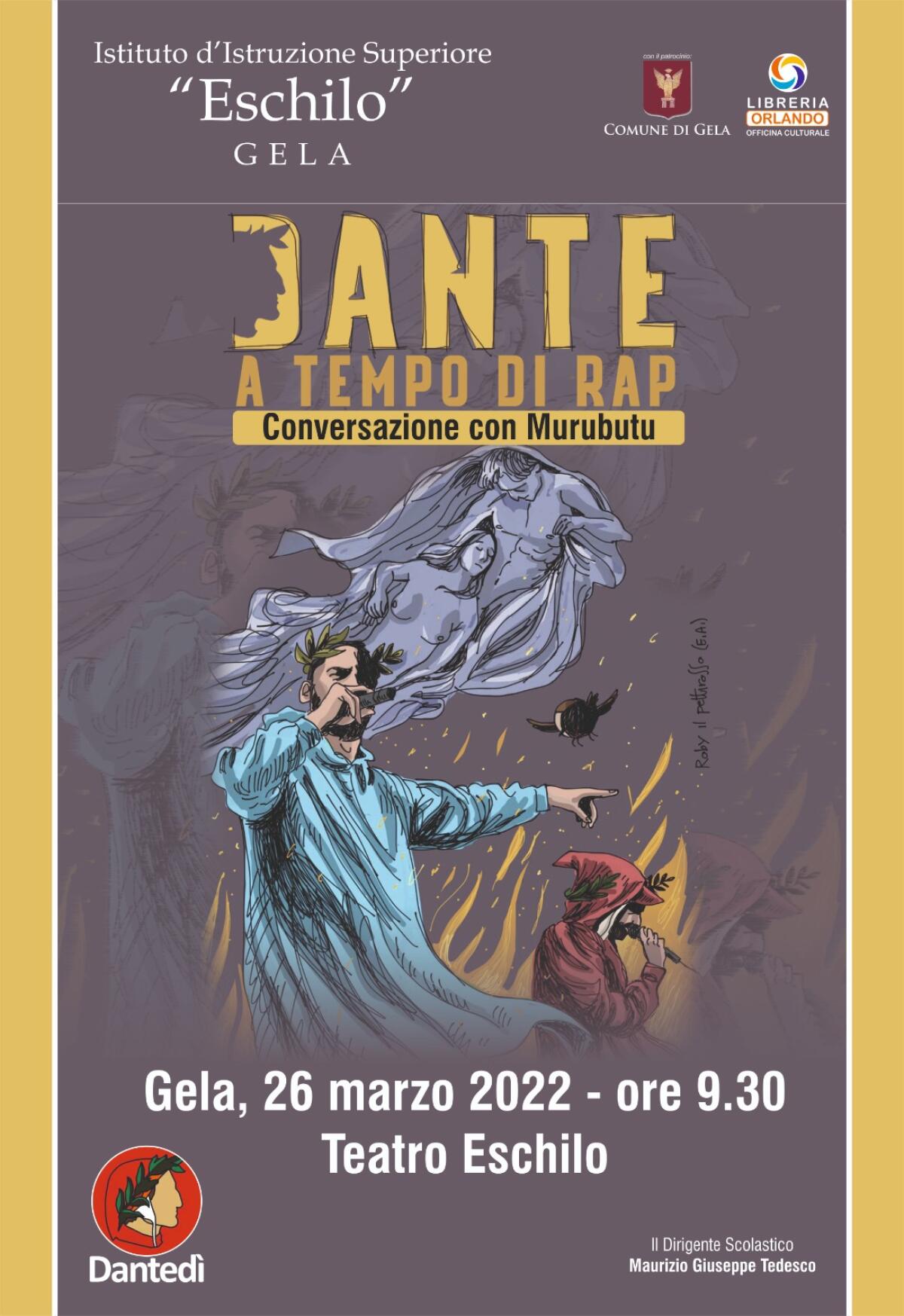 Il DanteDì a suon di rap dell'istituto Eschilo - 