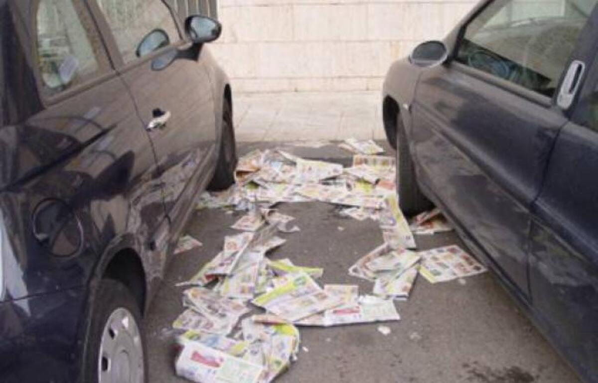 Volantinaggio abusivo: via alle multe - 