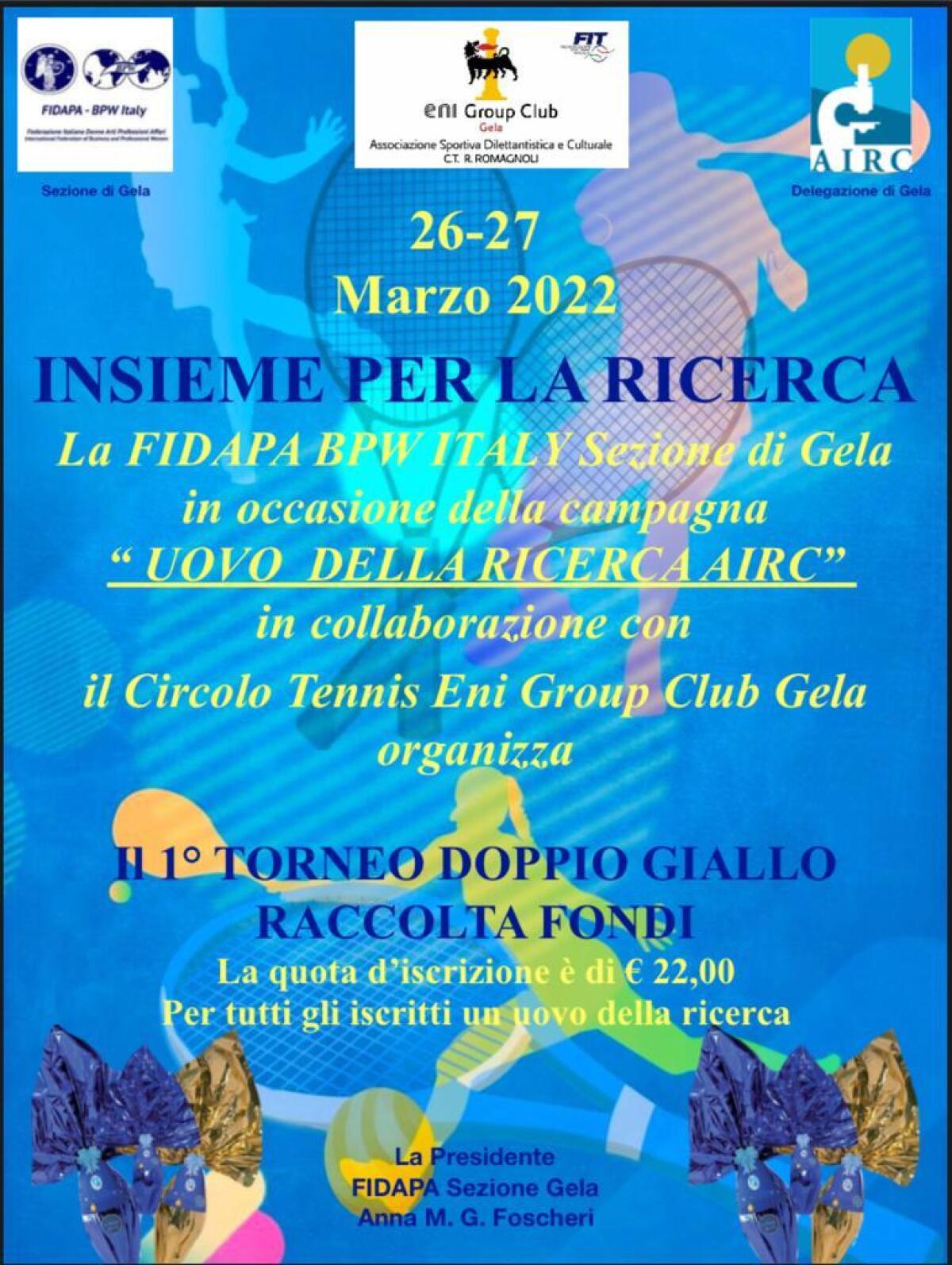 Primo Torneo doppio giallo a sfondo benefico - 
