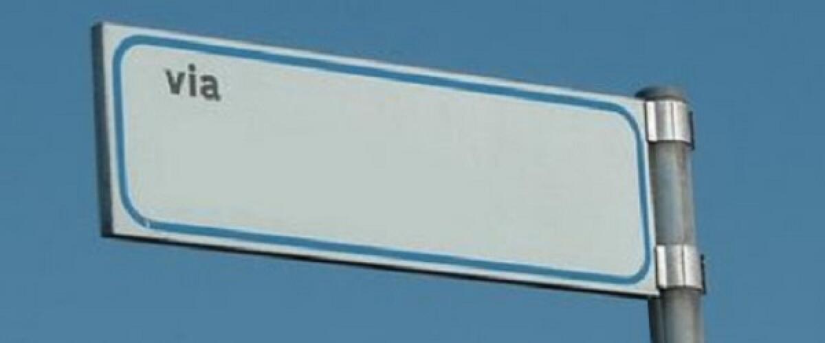 Le strade intitolate a cittadini illustri di Gela - 