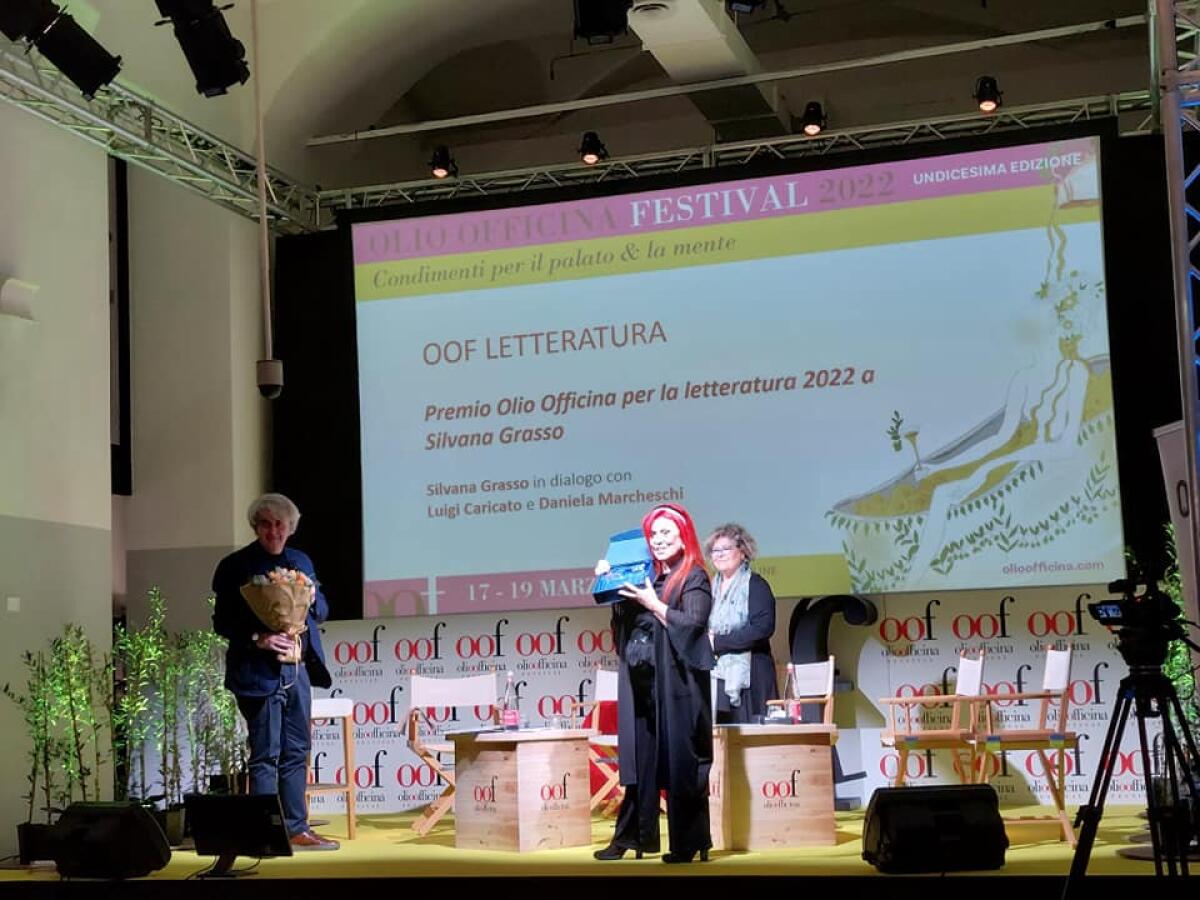 La potenza della Terra di Sicilia nella scrittura di Silvana Grasso: a lei il premio Letteratura OlioOfficina 2022 - 