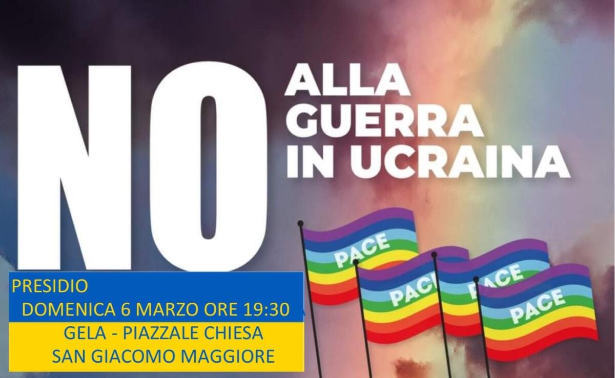 Gela e Caltanissetta in piazza per dire NO alla guerra - 
