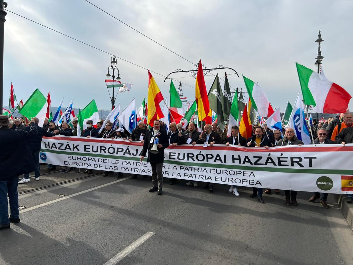 L' Ugl alla Marcia della Pace a Budapest - 