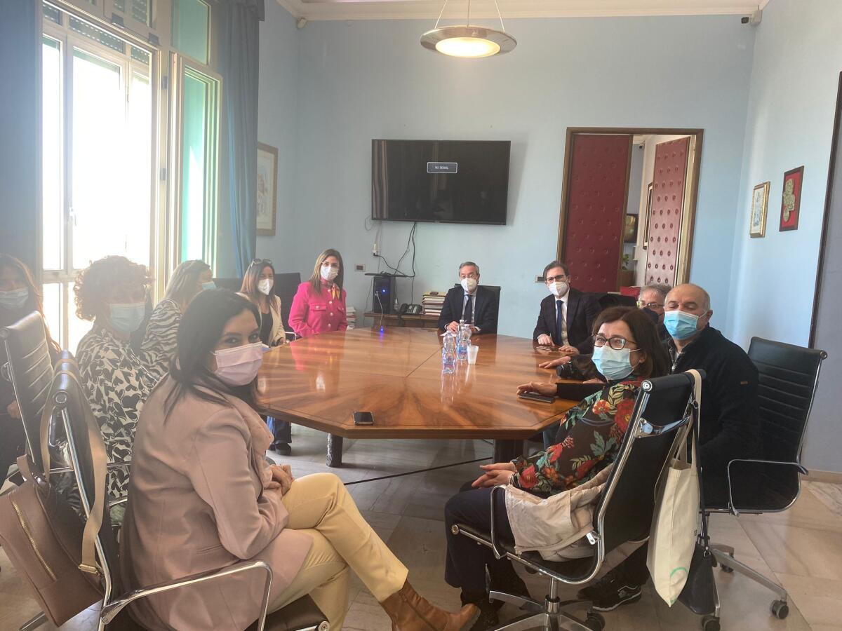 Docenti dell'Erasmus in visita al Palazzo di Città - 