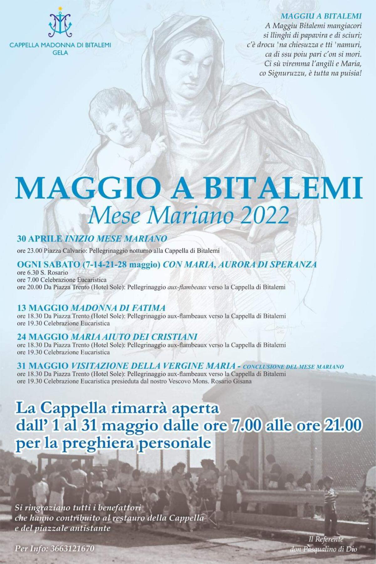 Il mese mariano inizia con il pellegrinaggio verso Bitalemi - 