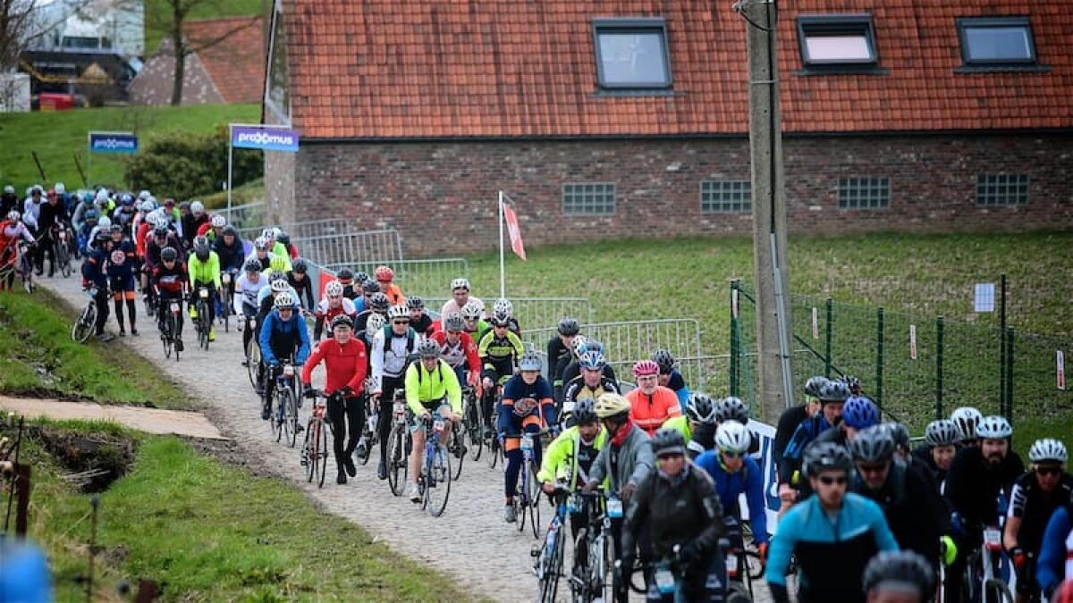 L' atleta gelese Mirella Pollicino al Giro delle Fiandre - 