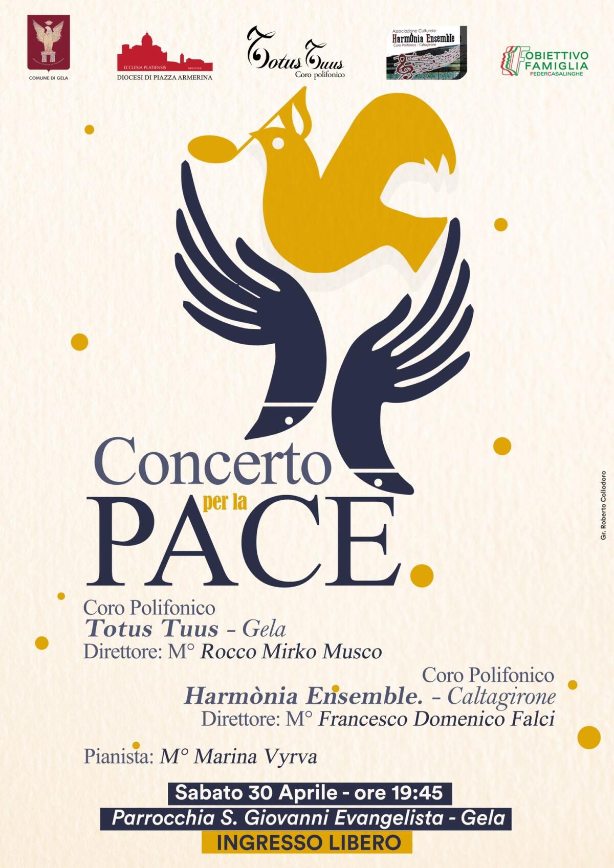 Concerto per la Pace nella chiesa San Giovanni Evangelista - 