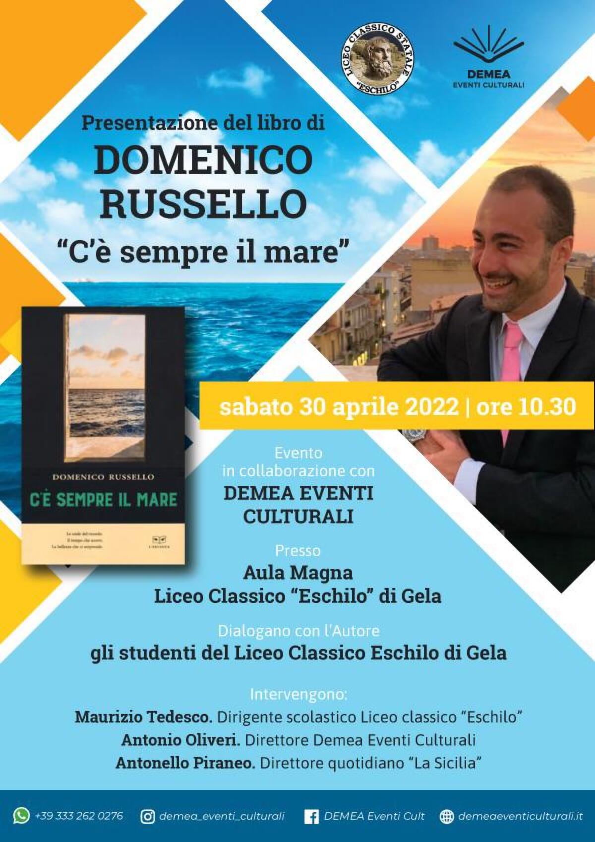 Doppio appuntamento al Liceo Classico con il libro di Russello - 