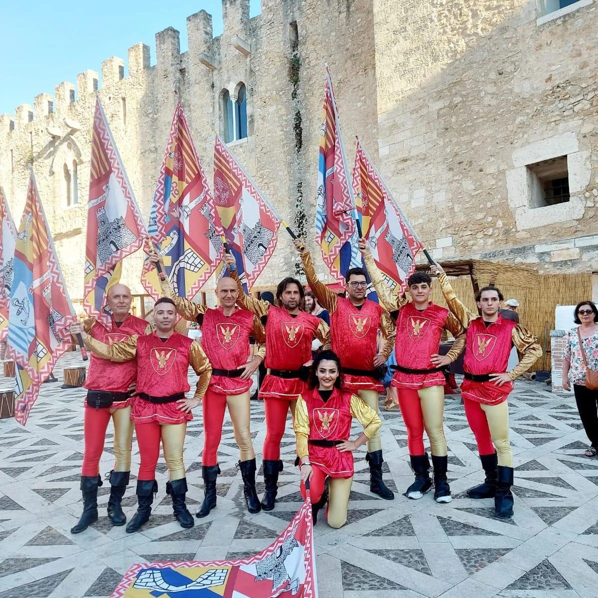 Gli sbandieratori di Gela ad Alcamo - 