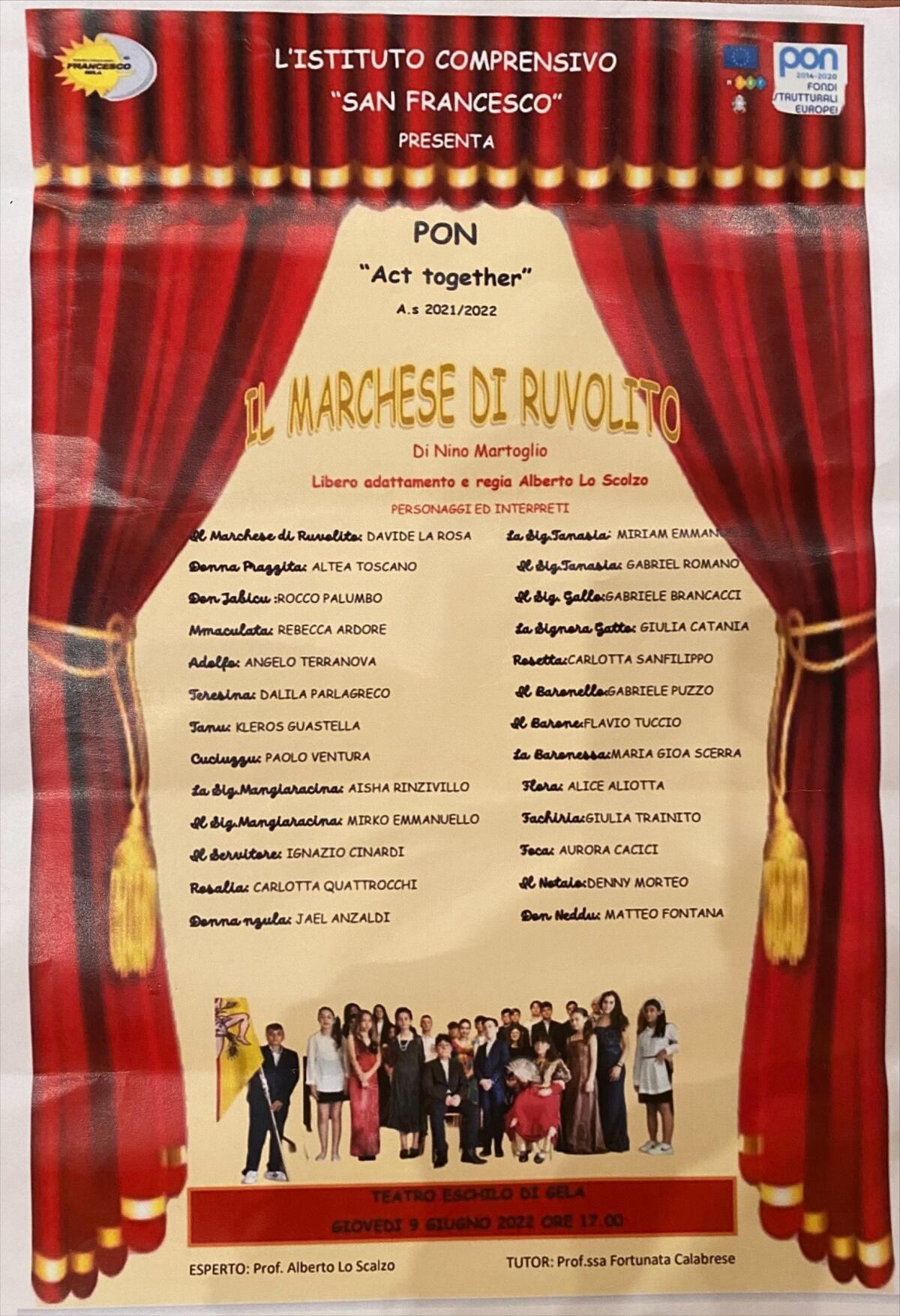 Il Marchese di Ruvolito al teatro Eschilo - 