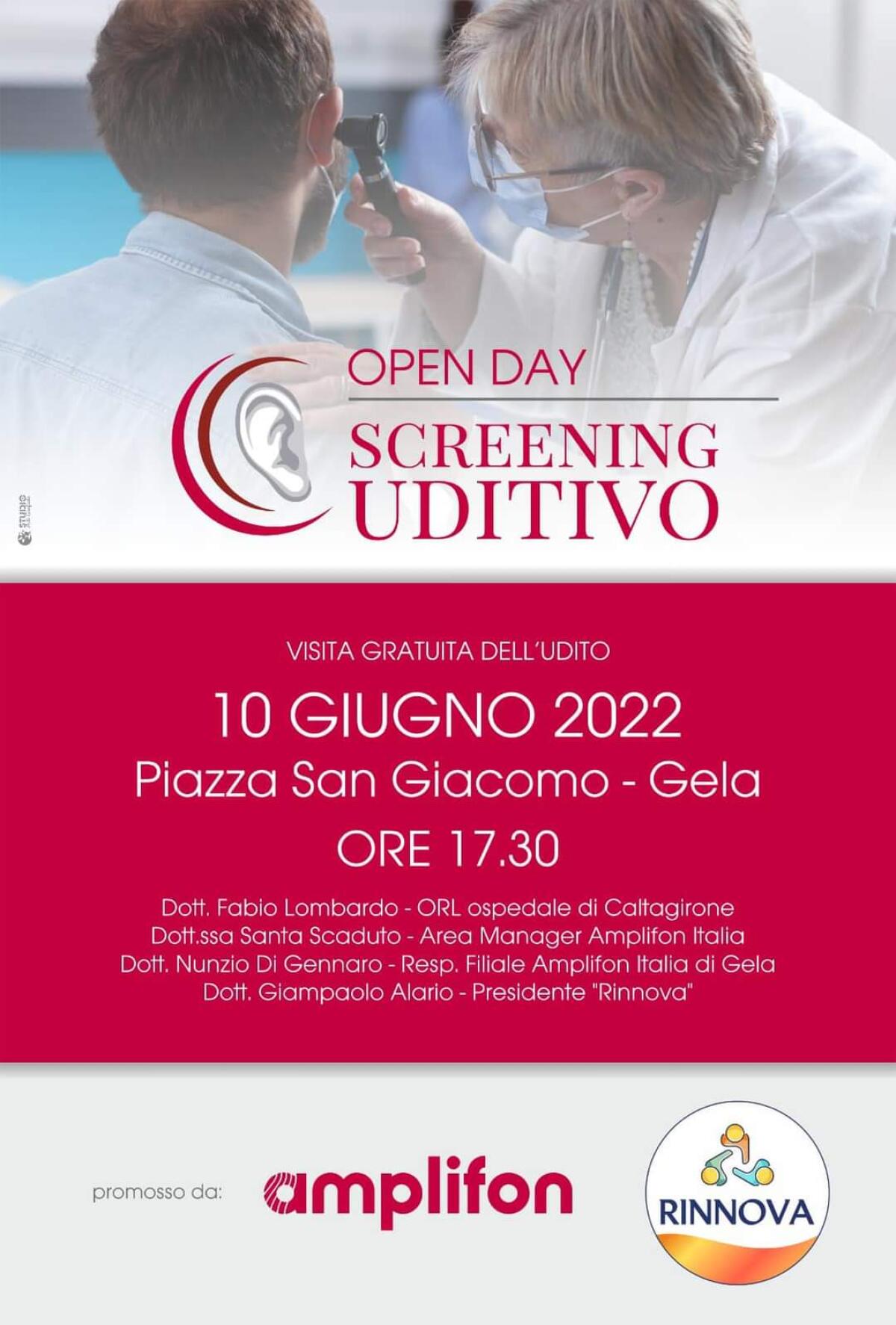 Iniziativa di Rinnova: screening dell'udito gratuito oggi a Piazza San Giacomo - 