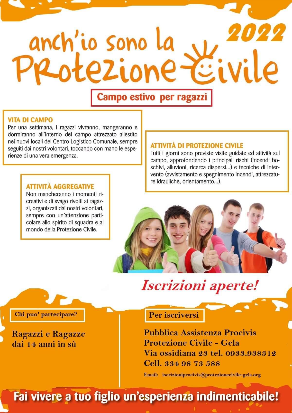 La pubblica assistenza Procivis organizza il 'Camposcuola cittadinanza attiva' - 