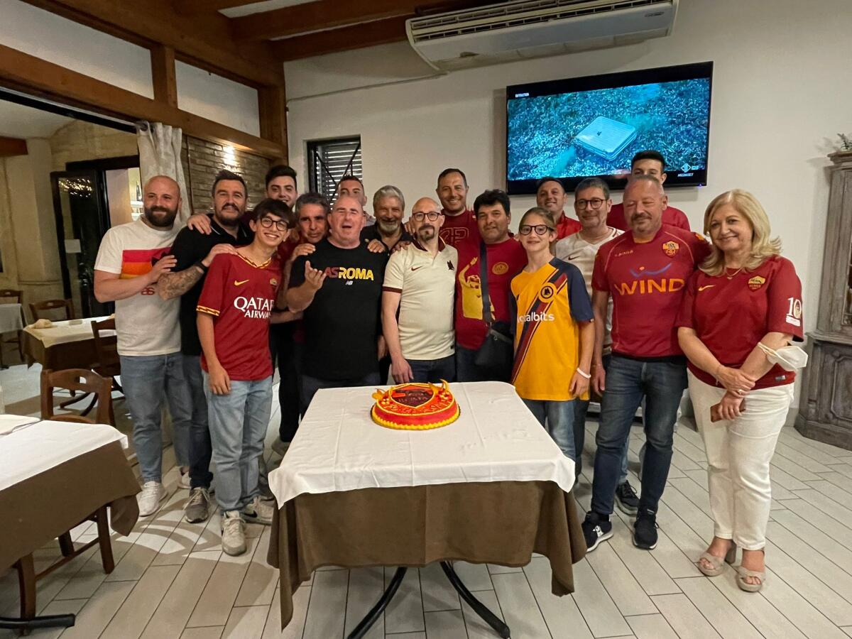 Il Roma club festeggia la squadra del cuore - 