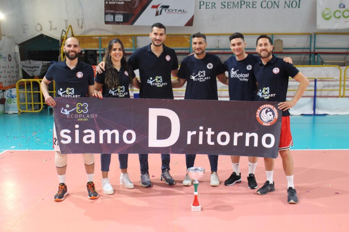 Volley maschile, l’Ecoplast vola in Serie D e dedica il successo al prof. Urso - 