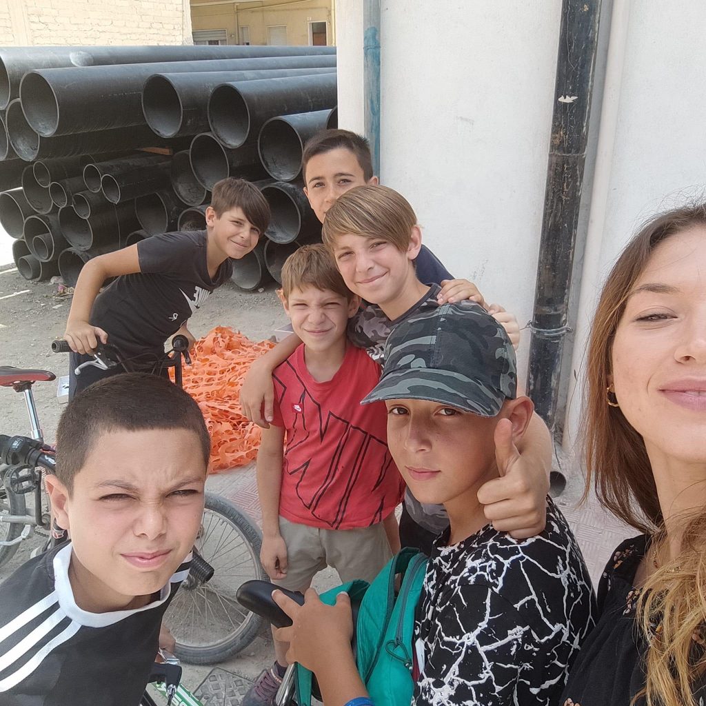 Il selfie pubblicato da Denise Romano